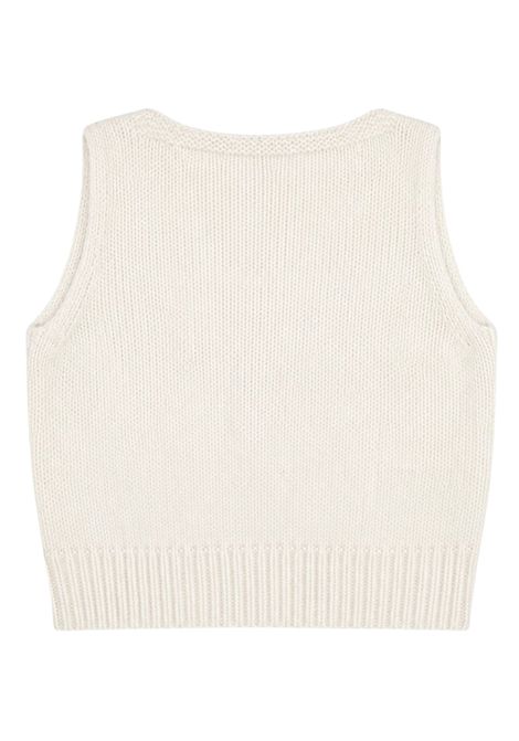 Cream wool sweater for girls BELLEROSE | BK222924/DEBPANNA