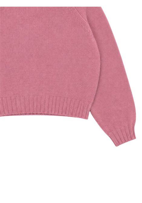 Pink wool sweater for girls BELLEROSE | BK222925/DEBROSA