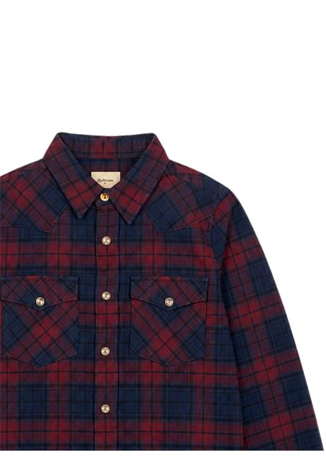 Camicia bambina in cotone BELLEROSE | BK232453/DEBBLU/BORDEAU