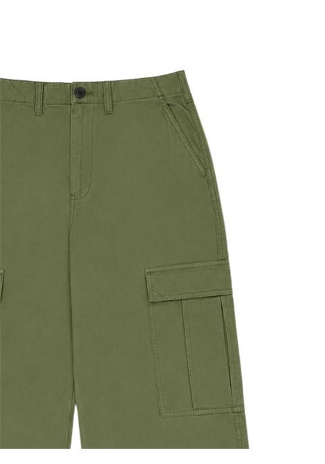 Pantalone unisex verde in cotone BELLEROSE | BK242104/DEBVERDE