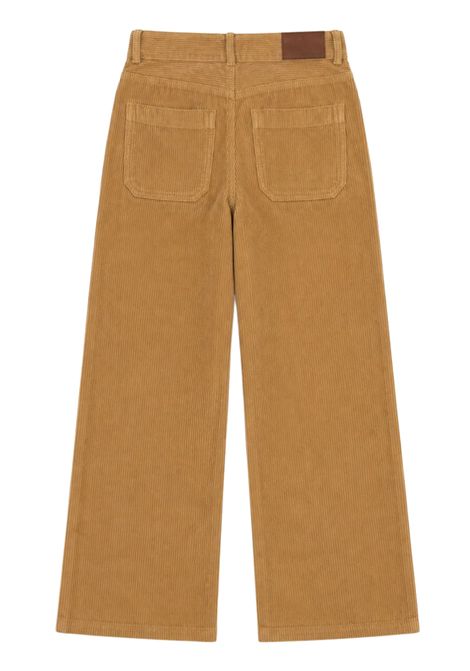 Pantalone bambina beige in velluto BELLEROSE | BK242107/DEBBEIGE