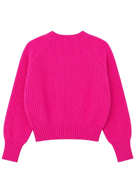 Maglione bambina in misto lana BELLEROSE | BK242901/DEBFUCSIA