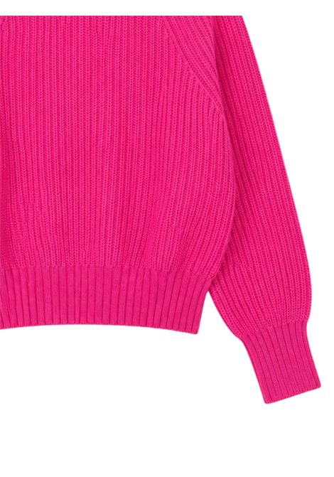 Maglione bambina in misto lana BELLEROSE | BK242901/DEBFUCSIA
