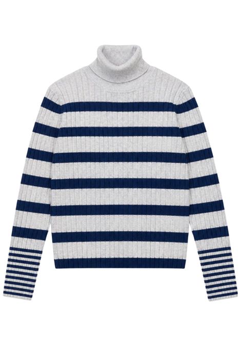 Gray wool sweater for girls BELLEROSE | BK242912/DEBGRIGIO