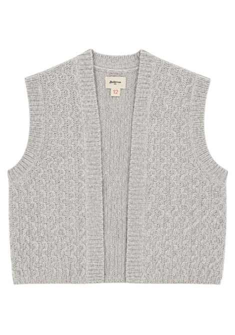 Cardigan bambina panna in lana BELLEROSE | BK242920/DEBPANNA