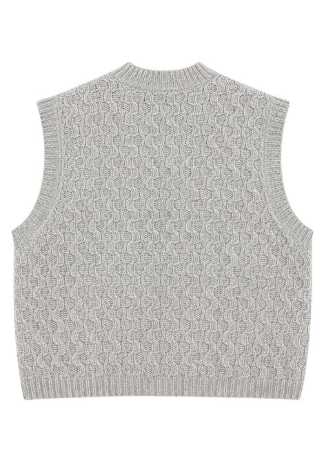 Cardigan bambina panna in lana BELLEROSE | BK242920/DEBPANNA