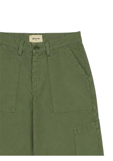 Jeans bambina verde in cotone BELLEROSE | BK251103/DEBVERDE
