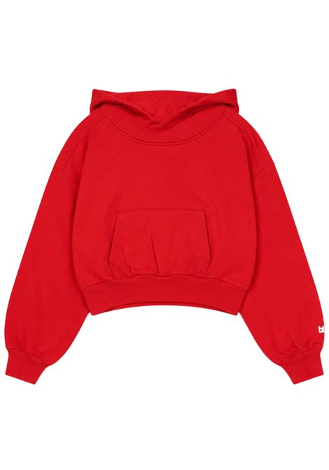 Red cotton sweatshirt for girls BELLEROSE | BK252308/DEBROSSO
