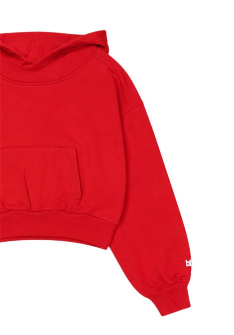 Red cotton sweatshirt for girls BELLEROSE | BK252308/DEBROSSO