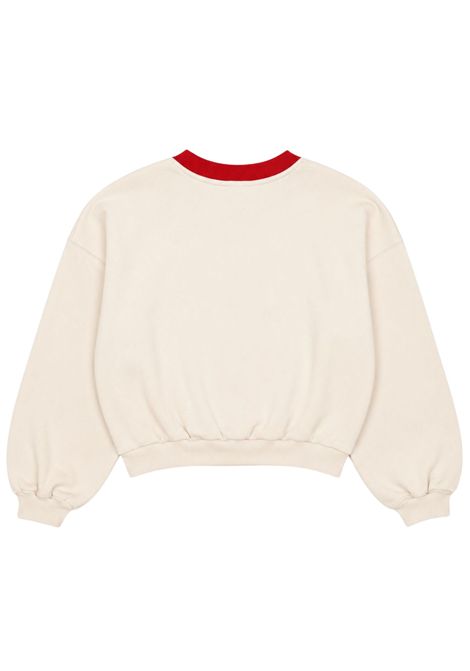 Felpa bambina beige in cotone BELLEROSE | BK252310/DEBBEIGE