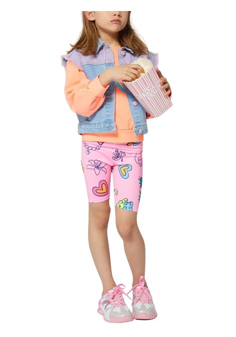 Smanicato bambina in cotone denim Billieblush | U21069/MADENIM