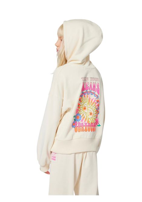 Beige cotton sweatshirt for girls Billieblush | U21216/ANBEIGE
