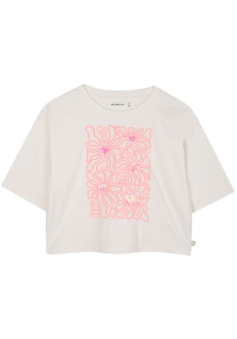 T-shirt bambina rosa in cotone Billieblush | U21228/ANROSA