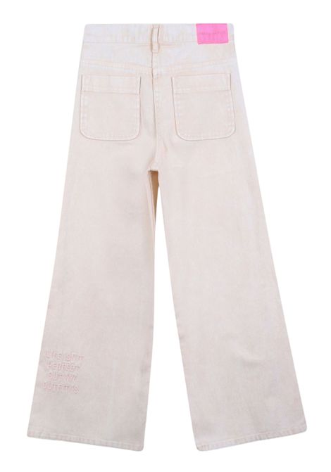 Jeans bambina beige in cotone Billieblush | U21237/ANBEIGE