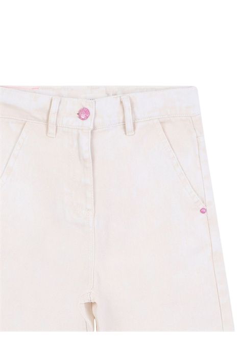 Jeans bambina beige in cotone Billieblush | U21237/ANBEIGE