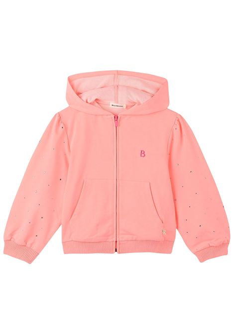 Felpa bambina rosa in cotone Billieblush | U21309/DEBROSA