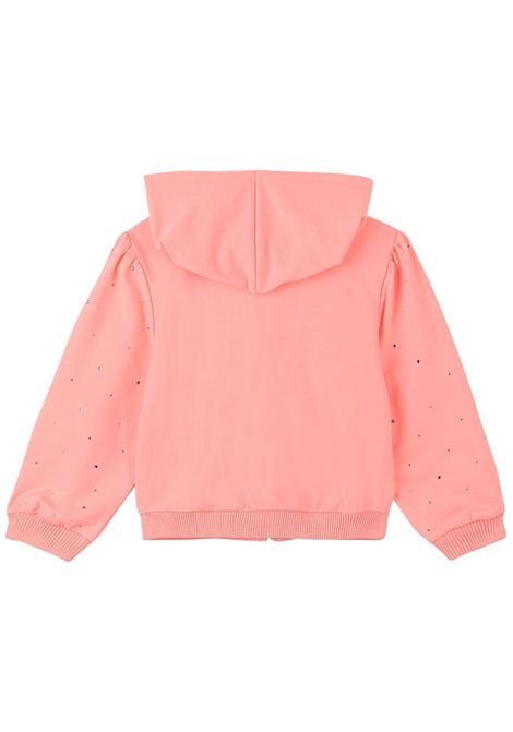 Felpa bambina rosa in cotone Billieblush | U21309/DEBROSA