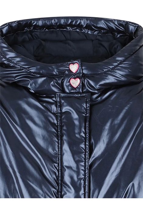 Giubbino bambina blu imbottito Billieblush | U21354/MABLU