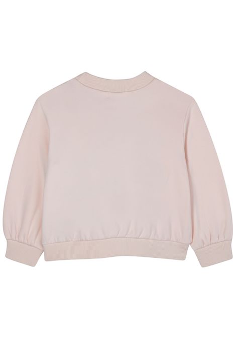 Felpa bambina rosa in cotone Billieblush | U21371/DEBROSA