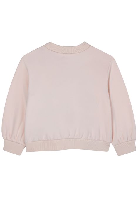Pink cotton sweatshirt for girls Billieblush | U21371/DEBROSSA