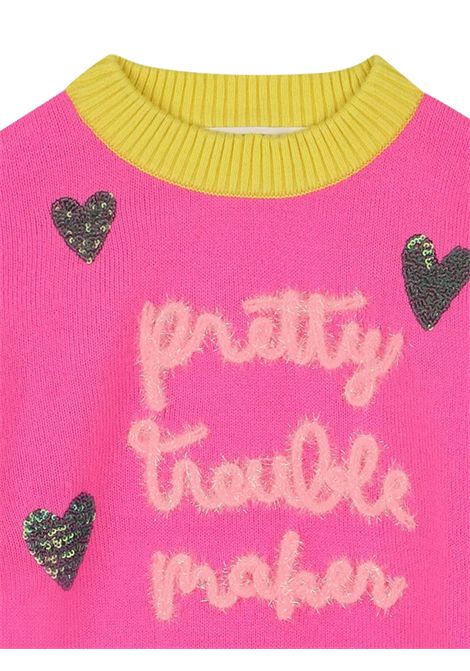 Maglione bambina fucsia Billieblush | U21378/MAFUCSIA