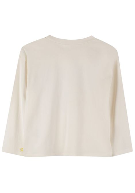 T-shirt bambina panna in cotone Billieblush | U21424/MAPANNA