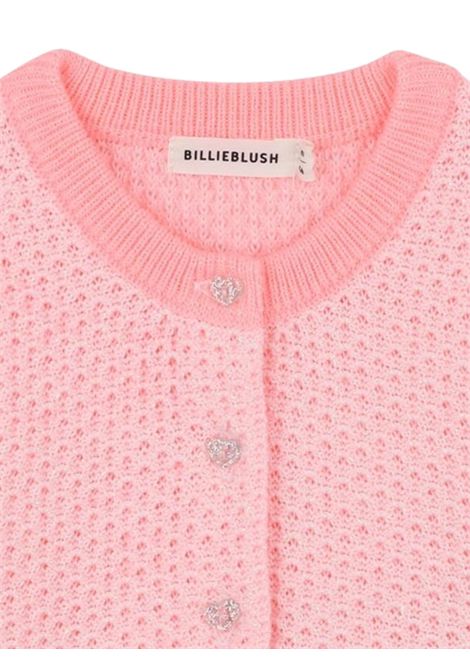 Baby girl's peach cotton cardigan Billieblush | U21435/ANPESCA