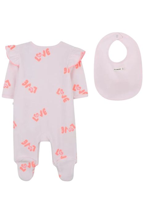 Completo neonata rosa in cotone Billieblush | U21440/ANROSA