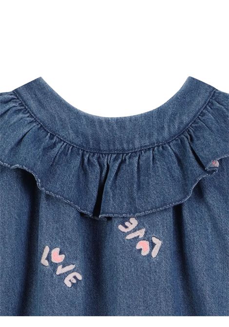 Abito neonata in cotone denim Billieblush | U21453/ANDENIM