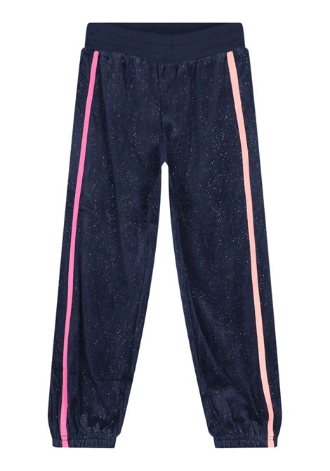 Pantalone bambina blu in velluto Billieblush | U21546/DEBBLU