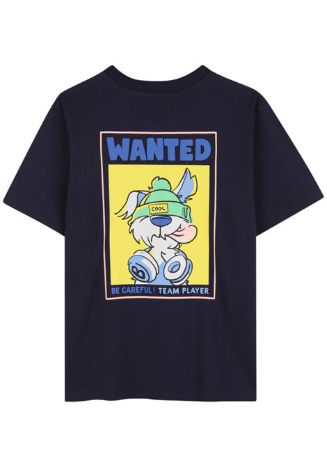 Unisex blue cotton T-shirt Billieblush | U21565/ANBLU