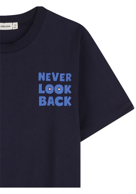 Unisex blue cotton T-shirt Billieblush | U21565/ANBLU