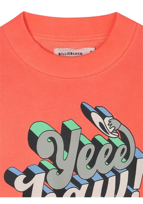 Unisex cotton peach sweatshirt Billieblush | U21576/ANPESCA