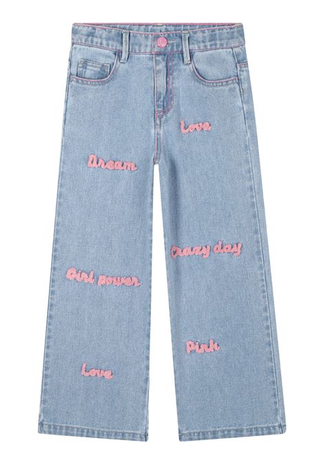 Jeans bambina in cotone denim Billieblush | U21591/MADENIM