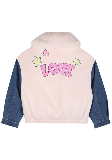 Giubbino bambina rosa/denim Billieblush | U21599/DEBROSA