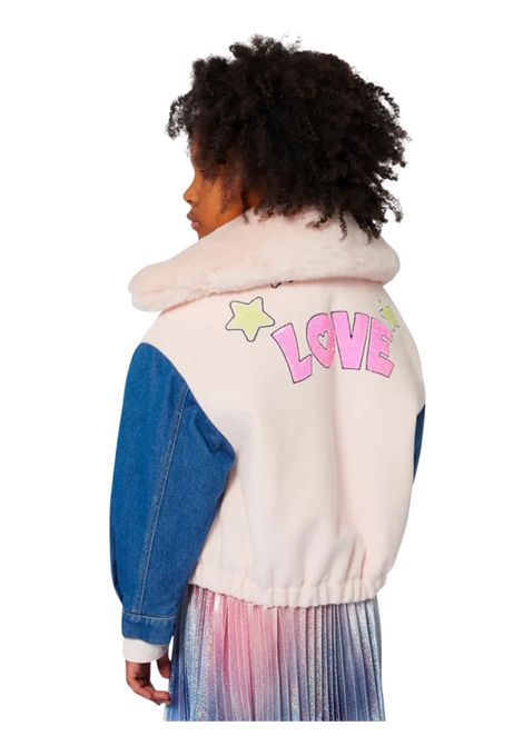 Giubbino bambina rosa/denim Billieblush | U21599/DEBROSA