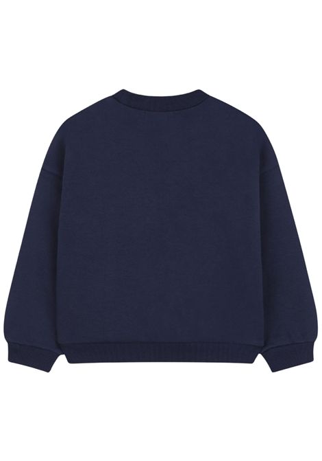 Felpa bambina blu in cotone Billieblush | U21603/ANBLU