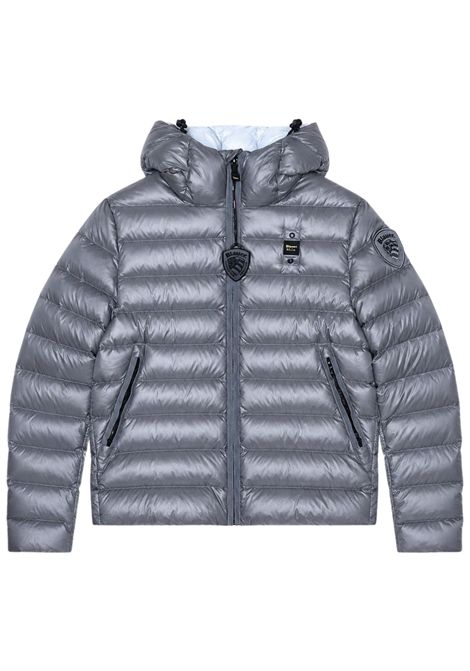 Children's grey padded jacket BLAUER | 24WBLKC02069/DEBGRIGIO