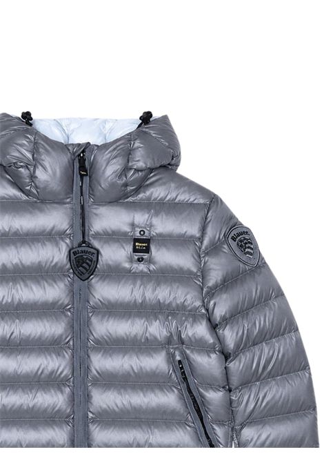 Children's grey padded jacket BLAUER | 24WBLKC02069/DEBGRIGIO
