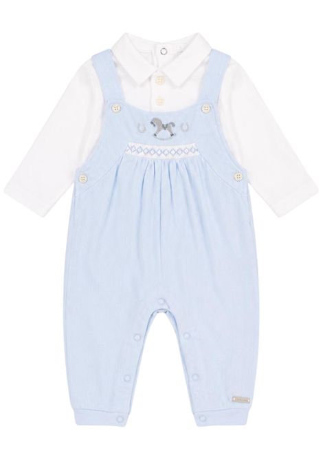 Blue cotton baby romper BLUES BABY | BB1411/ANAZZURRO