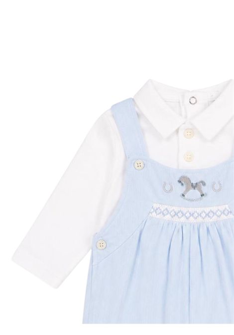 Blue cotton baby romper BLUES BABY | BB1411/ANAZZURRO