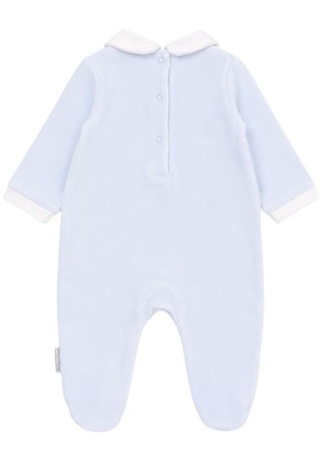 Blue velvet baby romper BLUES BABY | BB1415/ANAZZURRO