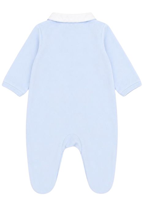 Blue velvet baby romper BLUES BABY | BB1598/ANAZZURRO