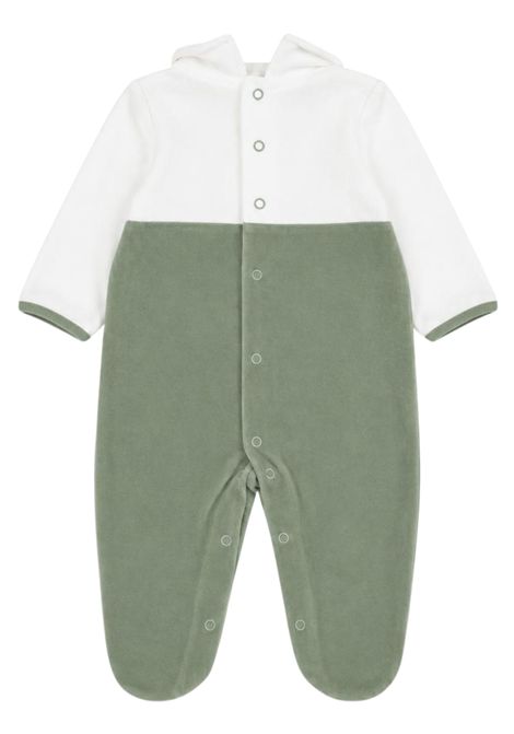 Green velvet baby romper BLUES BABY | BB1646/ANVERDE