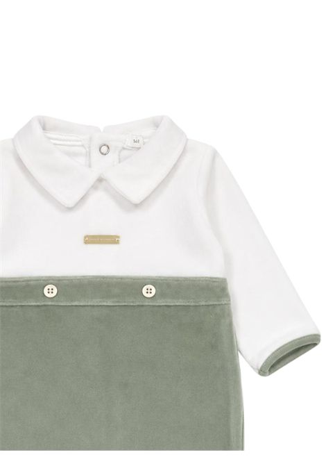 Green velvet baby romper BLUES BABY | BB1646/ANVERDE
