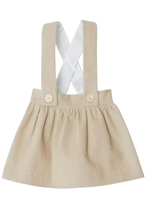 Completo neonata beige in velluto Burberry | 8090684/MABEIGE