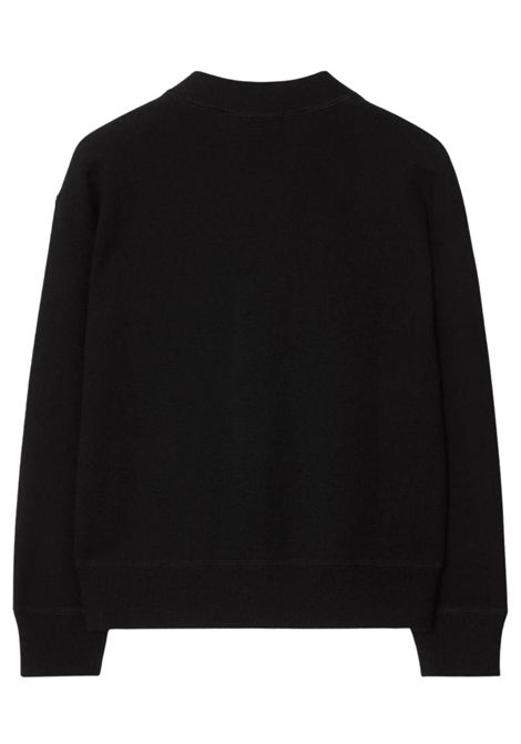 Cardigan unisex nero in lana Burberry | 8100380/MANERO