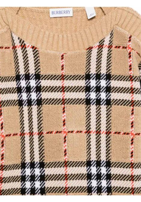 Maglione unisex check in lana Burberry | 8105822/MACHECK