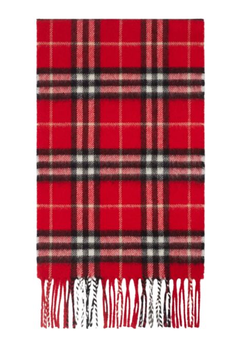 Sciarpa unisex rossa in cashmere Burberry | 8108701/MAROSSO