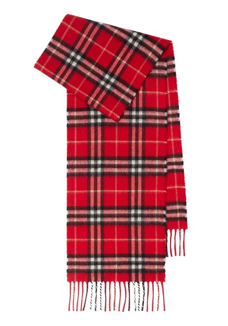 Sciarpa unisex rossa in cashmere Burberry | 8108701/MAROSSO